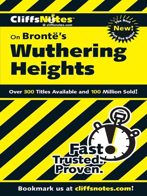 cover image of CliffsNotes on Bronte's Wuthering Heights